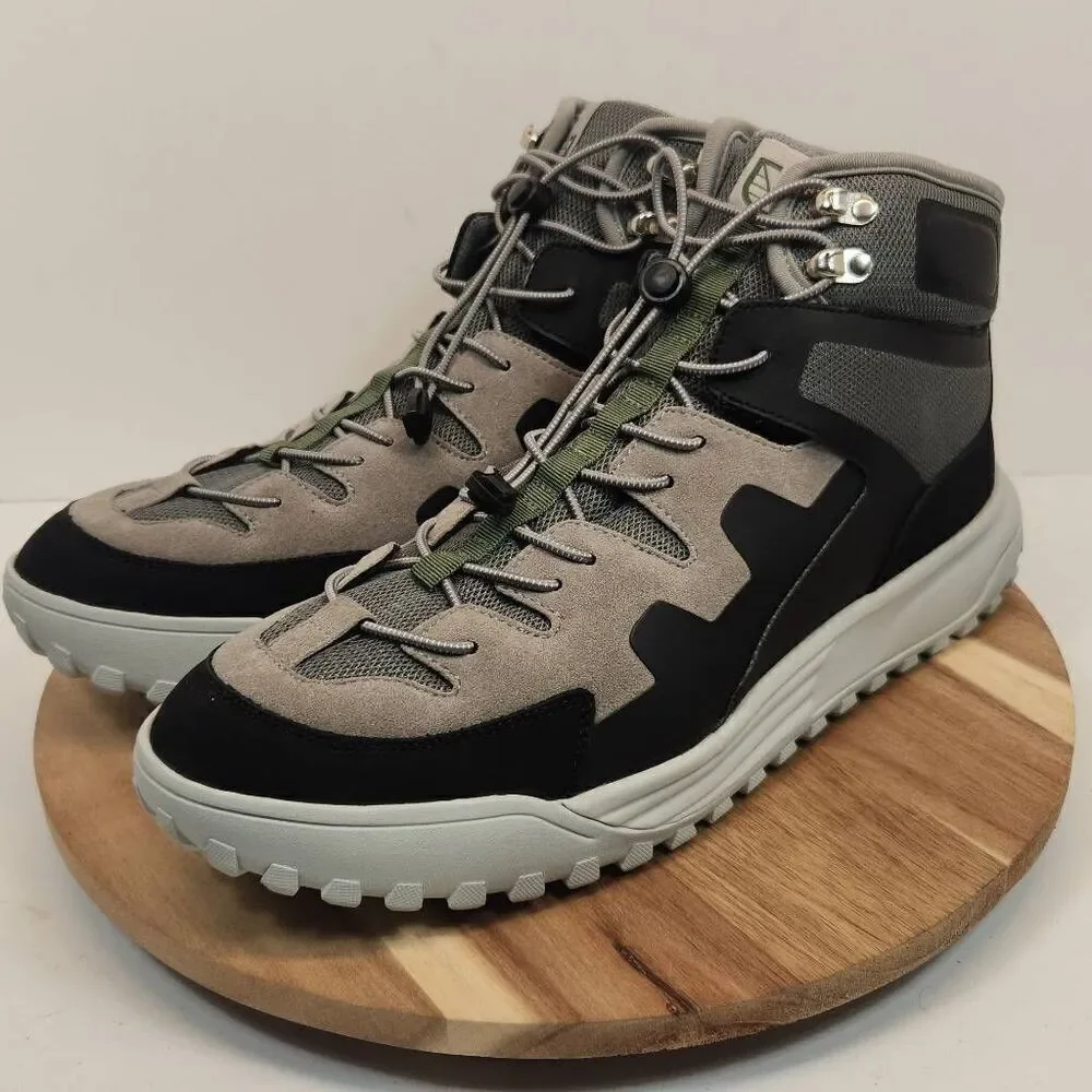 Hybrid Green Label Men's Casual Squill Sneakers Size 12 Black Gray
